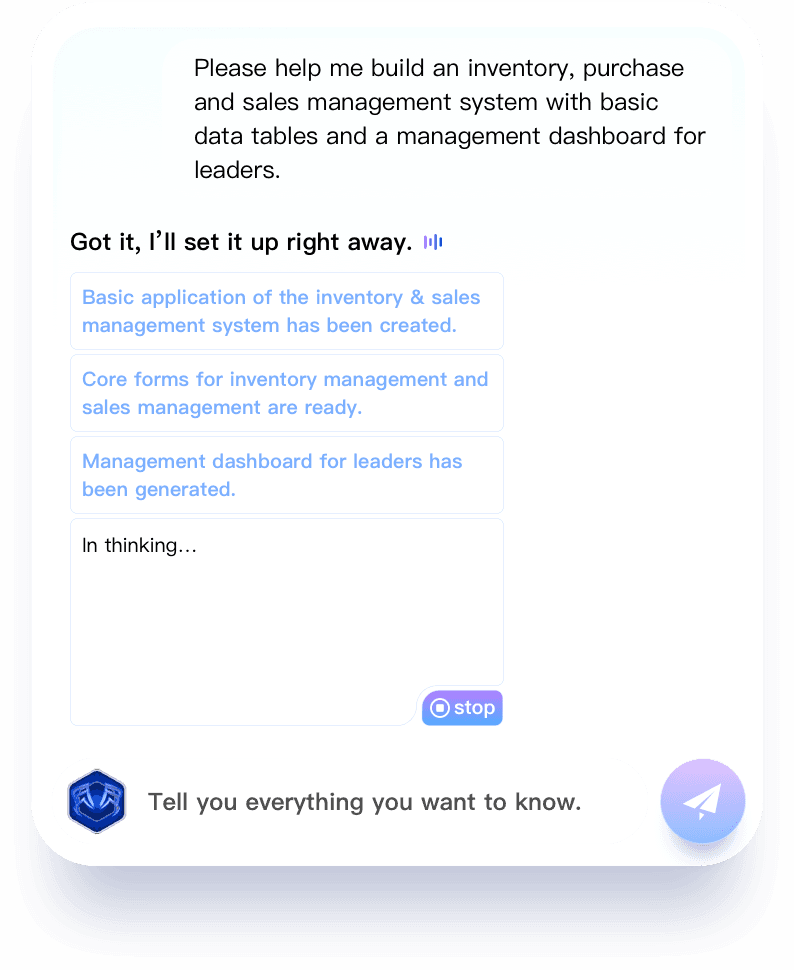 SpiderSheet AI chat panel